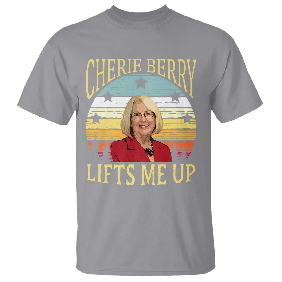 Cherie Berry Lifts Me Up T Shirt Retro Vinatge Elevator Tribute Funny NC Meme - Wonder Print Shop