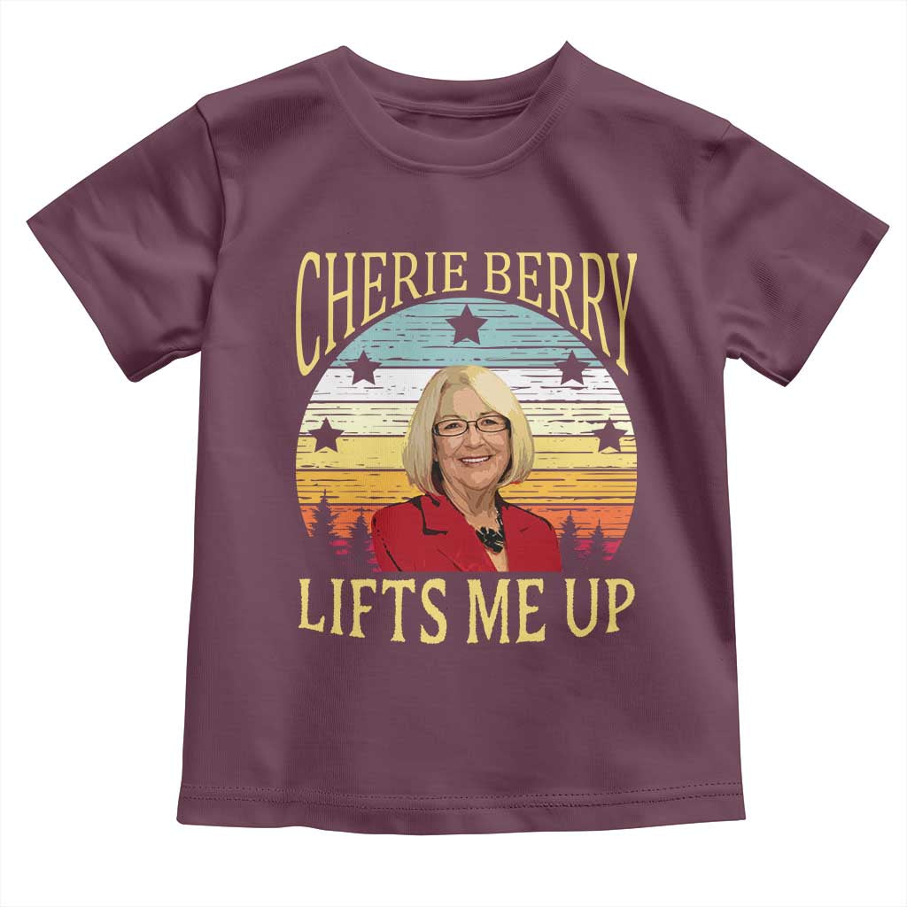 Cherie Berry Lifts Me Up Toddler T Shirt Retro Vinatge Elevator Tribute Funny NC Meme - Wonder Print Shop