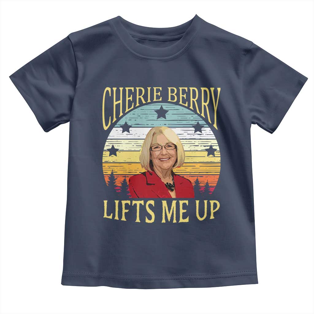 Cherie Berry Lifts Me Up Toddler T Shirt Retro Vinatge Elevator Tribute Funny NC Meme - Wonder Print Shop