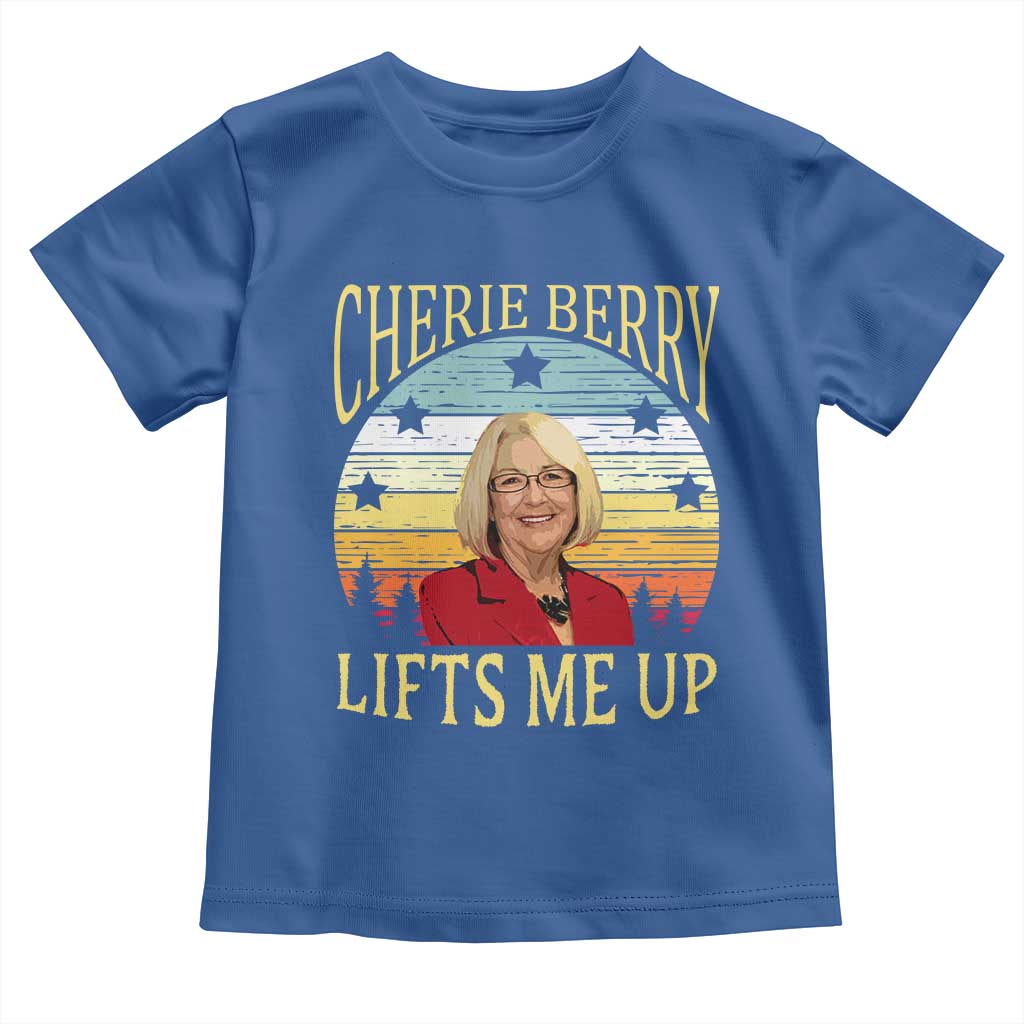 Cherie Berry Lifts Me Up Toddler T Shirt Retro Vinatge Elevator Tribute Funny NC Meme - Wonder Print Shop