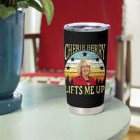 Cherie Berry Lifts Me Up Tumbler Cup Retro Vintage Elevator Tribute Funny NC Meme - Wonder Print Shop