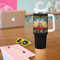 Cherie Berry Lifts Me Up Tumbler With Handle Retro Vintage Elevator Tribute Funny NC Meme - Wonder Print Shop