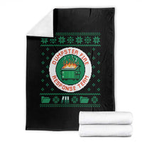 Funny Dumpster Fire Response Team Throw Blanket Office Party Holiday Chaos Humor - Wonder Print Shop