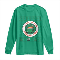 Funny Dumpster Fire Response Team Long Sleeve Shirt Office Party Holiday Chaos Humor - Wonder Print Shop