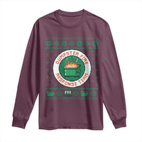 Funny Dumpster Fire Response Team Long Sleeve Shirt Office Party Holiday Chaos Humor - Wonder Print Shop