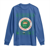 Funny Dumpster Fire Response Team Long Sleeve Shirt Office Party Holiday Chaos Humor - Wonder Print Shop