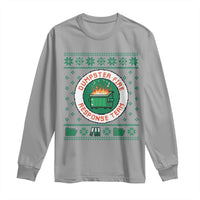 Funny Dumpster Fire Response Team Long Sleeve Shirt Office Party Holiday Chaos Humor - Wonder Print Shop