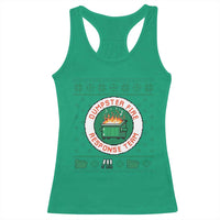 Funny Dumpster Fire Response Team Racerback Tank Top Office Party Holiday Chaos Humor - Wonder Print Shop