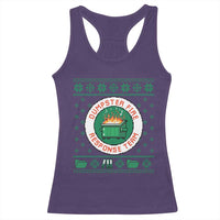 Funny Dumpster Fire Response Team Racerback Tank Top Office Party Holiday Chaos Humor - Wonder Print Shop