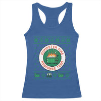 Funny Dumpster Fire Response Team Racerback Tank Top Office Party Holiday Chaos Humor - Wonder Print Shop