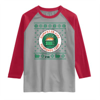 Funny Dumpster Fire Response Team Raglan Shirt Office Party Holiday Chaos Humor - Wonder Print Shop