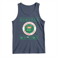Funny Dumpster Fire Response Team Tank Top Office Party Holiday Chaos Humor - Wonder Print Shop