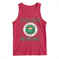 Funny Dumpster Fire Response Team Tank Top Office Party Holiday Chaos Humor - Wonder Print Shop