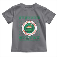 Funny Dumpster Fire Response Team Toddler T Shirt Office Party Holiday Chaos Humor - Wonder Print Shop