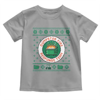 Funny Dumpster Fire Response Team Toddler T Shirt Office Party Holiday Chaos Humor - Wonder Print Shop