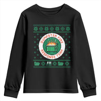 Funny Dumpster Fire Response Team Youth Sweatshirt Office Party Holiday Chaos Humor - Wonder Print Shop