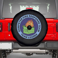 Dumpster Fire Response Team Leader Badge Spare Tire Cover Funny Office Chaos Holiday Gag Gift - Wonder Print Shop