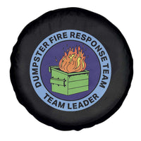 Dumpster Fire Response Team Leader Badge Spare Tire Cover Funny Office Chaos Holiday Gag Gift - Wonder Print Shop