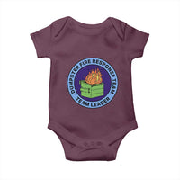 Dumpster Fire Response Team Leader Badge Baby Onesie Funny Office Chaos Holiday Gag Gift - Wonder Print Shop