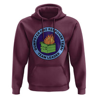 Dumpster Fire Response Team Leader Badge Hoodie Funny Office Chaos Holiday Gag Gift - Wonder Print Shop