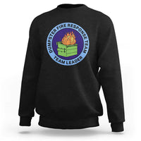 Dumpster Fire Response Team Leader Badge Sweatshirt Funny Office Chaos Holiday Gag Gift - Wonder Print Shop