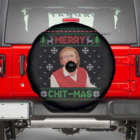 Funny Chit Christmas Merry Chit-Mas Spare Tire Cover Retro Holiday Humor - Wonder Print Shop