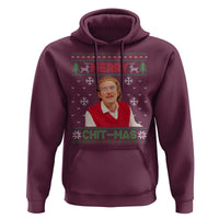 Funny Chit Christmas Merry Chit-Mas Hoodie Retro Holiday Humor - Wonder Print Shop