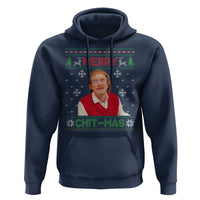 Funny Chit Christmas Merry Chit-Mas Hoodie Retro Holiday Humor - Wonder Print Shop