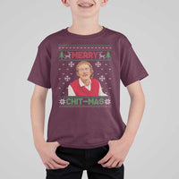Funny Chit Christmas Merry Chit-Mas T Shirt For Kid Retro Holiday Humor - Wonder Print Shop