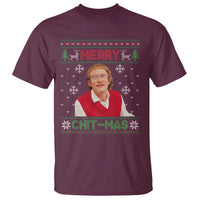 Funny Chit Christmas Merry Chit-Mas T Shirt Retro Holiday Humor - Wonder Print Shop