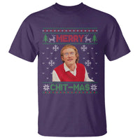 Funny Chit Christmas Merry Chit-Mas T Shirt Retro Holiday Humor - Wonder Print Shop