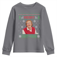 Funny Chit Christmas Merry Chit-Mas Youth Sweatshirt Retro Holiday Humor - Wonder Print Shop