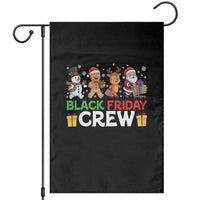 Black Friday Crew Christmas Garden Flag Funny Holiday Shopping Squad - Wonder Print Shop