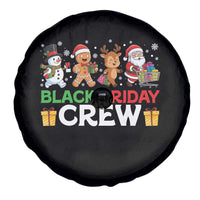 Black Friday Crew Christmas Spare Tire Cover Funny Holiday Shopping Squad - Wonder Print Shop