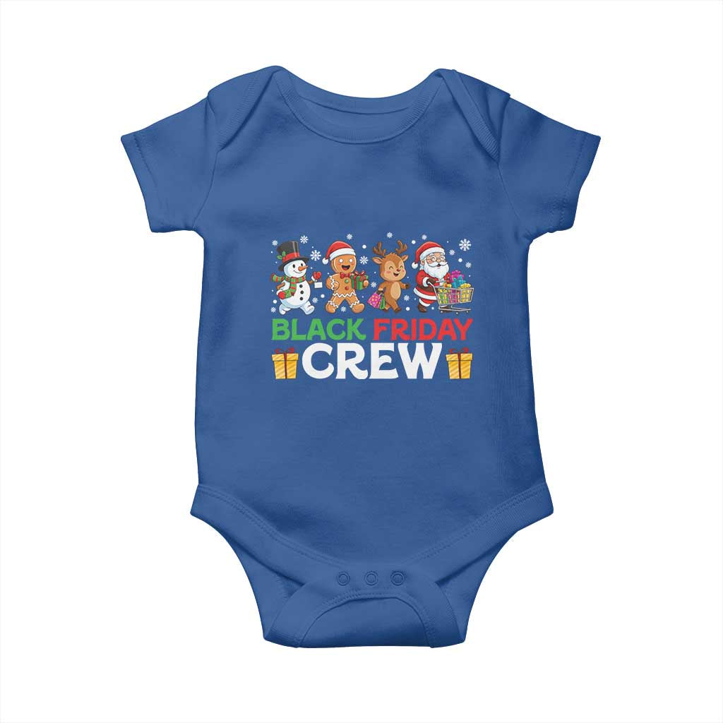 Black Friday Crew Christmas Baby Onesie Funny Holiday Shopping Squad - Wonder Print Shop