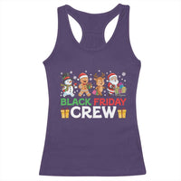 Black Friday Crew Christmas Racerback Tank Top Funny Holiday Shopping Squad - Wonder Print Shop