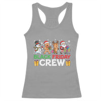 Black Friday Crew Christmas Racerback Tank Top Funny Holiday Shopping Squad - Wonder Print Shop