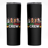 Black Friday Crew Christmas Skinny Tumbler Funny Holiday Shopping Squad - Wonder Print Shop