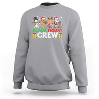 Black Friday Crew Christmas Sweatshirt Funny Holiday Shopping Squad - Wonder Print Shop