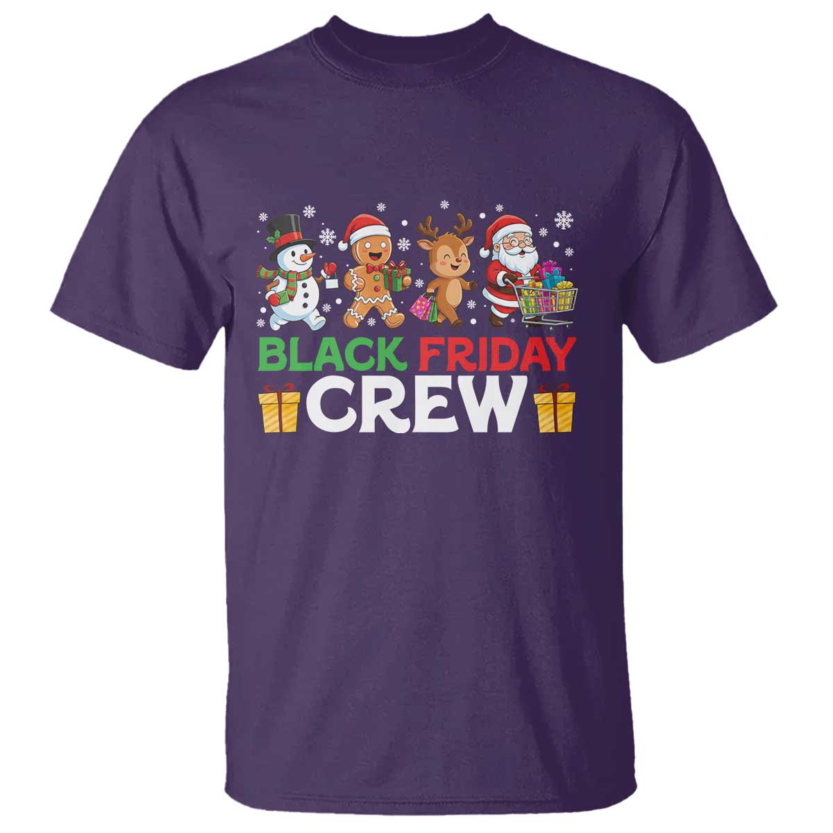 Black Friday Crew Christmas T Shirt Funny Holiday Shopping Squad - Wonder Print Shop