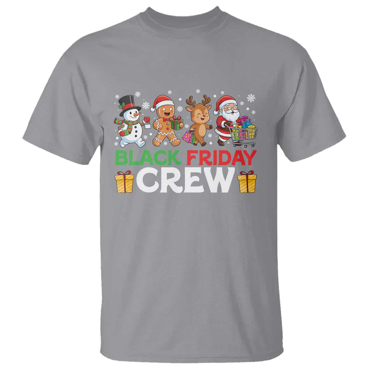 Black Friday Crew Christmas T Shirt Funny Holiday Shopping Squad - Wonder Print Shop