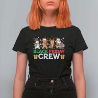 Black Friday Crew Christmas T Shirt For Women Funny Holiday Shopping Squad - Wonder Print Shop