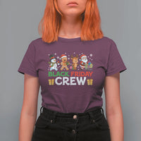 Black Friday Crew Christmas T Shirt For Women Funny Holiday Shopping Squad - Wonder Print Shop
