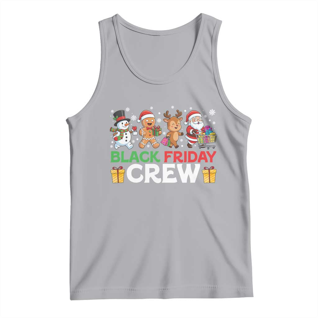 Black Friday Crew Christmas Tank Top Funny Holiday Shopping Squad - Wonder Print Shop