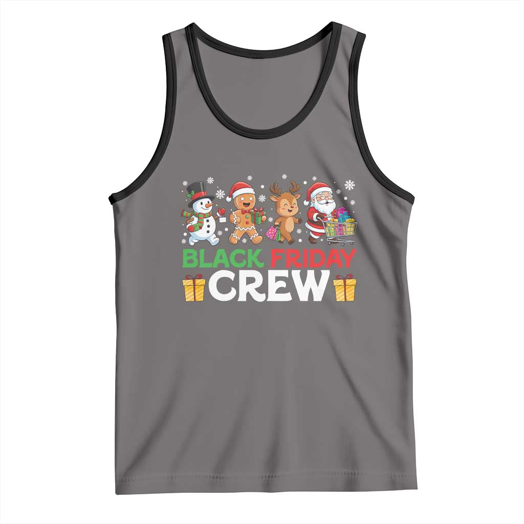 Black Friday Crew Christmas Tank Top Funny Holiday Shopping Squad - Wonder Print Shop