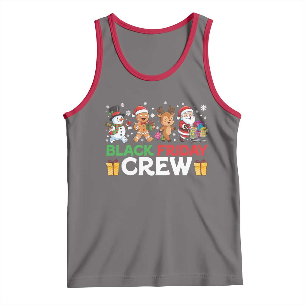 Black Friday Crew Christmas Tank Top Funny Holiday Shopping Squad - Wonder Print Shop