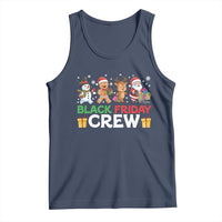 Black Friday Crew Christmas Tank Top Funny Holiday Shopping Squad - Wonder Print Shop