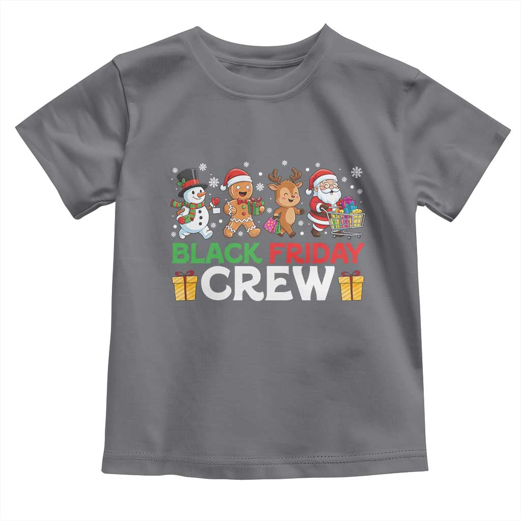 Black Friday Crew Christmas Toddler T Shirt Funny Holiday Shopping Squad - Wonder Print Shop