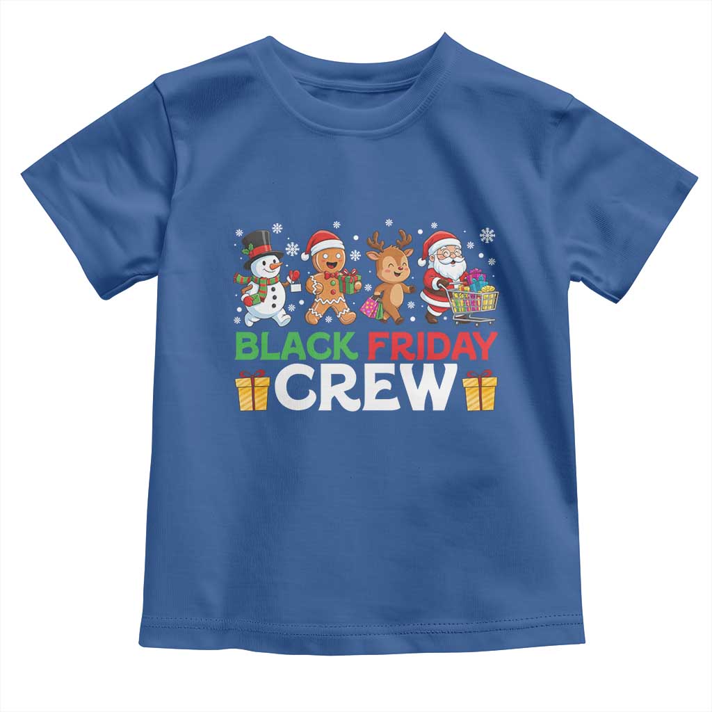 Black Friday Crew Christmas Toddler T Shirt Funny Holiday Shopping Squad - Wonder Print Shop
