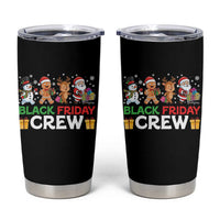 Black Friday Crew Christmas Tumbler Cup Funny Holiday Shopping Squad - Wonder Print Shop